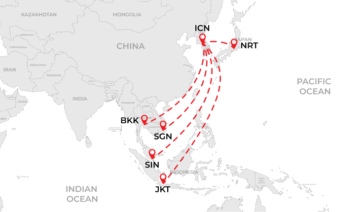 Ease Asia Region Service