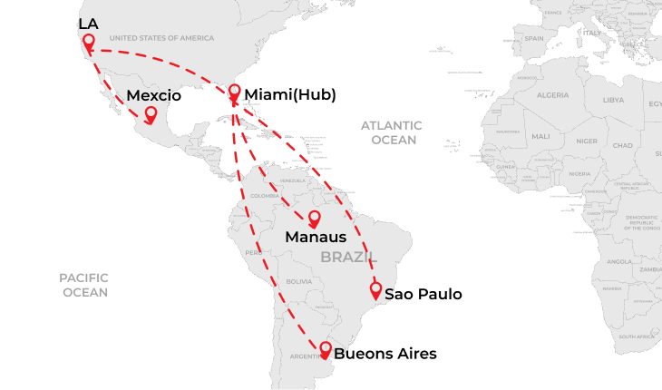 Latin America Region Re-forwarding Service