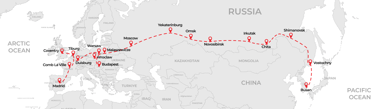 TSR Route (시베리아 횡단철도)
